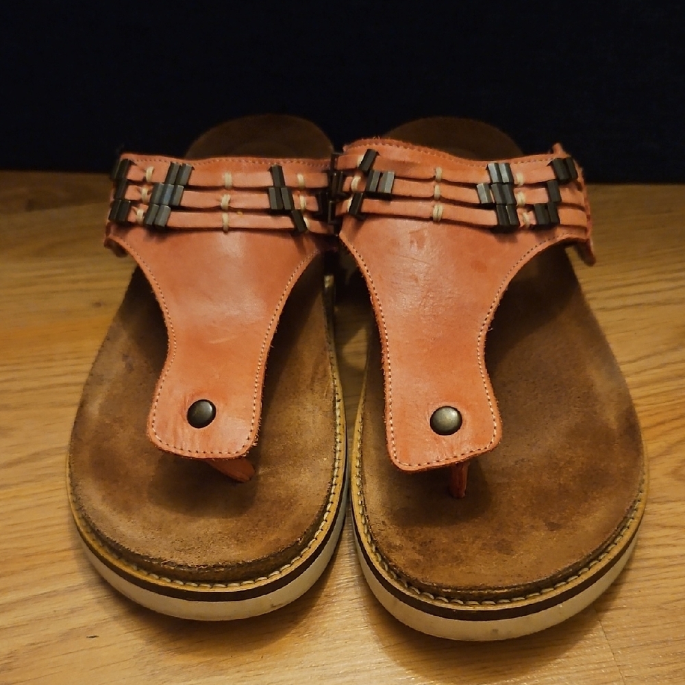 Taos Womens Leather Sandals - Bruschetta